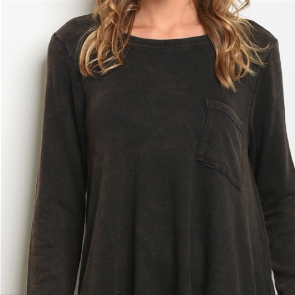 🆕❗️LAST TWO❗️BLACK LACE UP TUNIC/DRESS - Picture 2 of 5